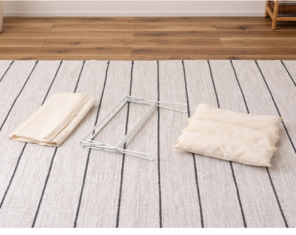 フォールディングペットベッド ペット用ベッド ペットベッド 折りたたみ可 コンパクト 軽量 犬 猫 洗濯可能 シンプル ホワイト インテリア おしゃれ 北欧(代引不可)