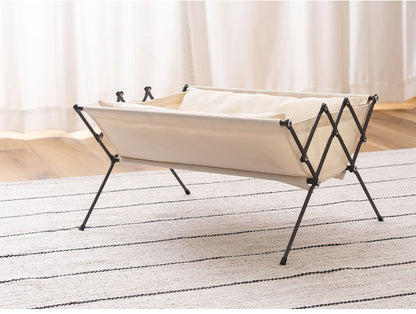 フォールディングペットベッド ペット用ベッド ペットベッド 折りたたみ可 コンパクト 軽量 犬 猫 洗濯可能 シンプル ホワイト インテリア おしゃれ 北欧(代引不可)