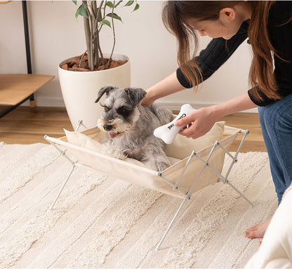 フォールディングペットベッド ペット用ベッド ペットベッド 折りたたみ可 コンパクト 軽量 犬 猫 洗濯可能 シンプル ホワイト インテリア おしゃれ 北欧(代引不可)
