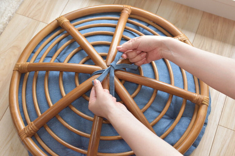 スツール ペットスツール 椅子 チェア ペット イヌ ネコ 犬 猫 クッション ラタン 収納 ゆったり おしゃれ リビング アニマル(代引不可)