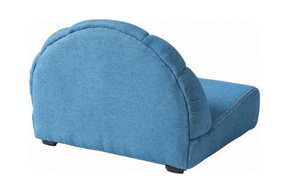 ペットソファ ソファ コンパクト ペット 犬 猫 うさぎ 脚付き ブルー ふっくら 椅子 ローソファ かわいい おしゃれ ペット用品(代引不可)