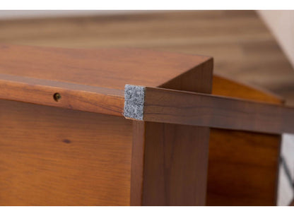 ペットベッド サイドテーブル テーブル ペット 犬 猫 ウサギ シンプル おしゃれ 北欧 持ち手 ハンドル クッション付き 木製 天然木 ナチュラル ブラウン リビング 高さ60cm(代引不可)