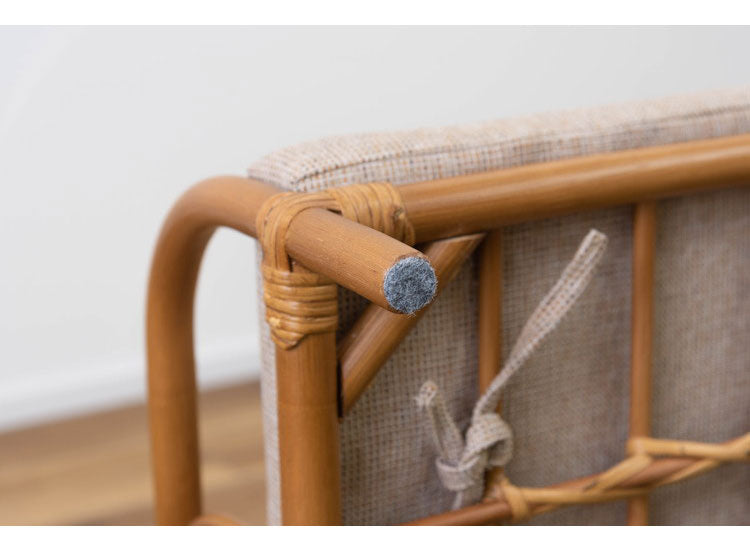 ペットベッド ラタン 藤 おしゃれ 軽量 ベッド ペット 犬 猫 うさぎ 軽い ラタン 藤 シンプル クッション付き 取り外し 個体差 布地 ファブリック 幅60cm インテリア(代引不可)