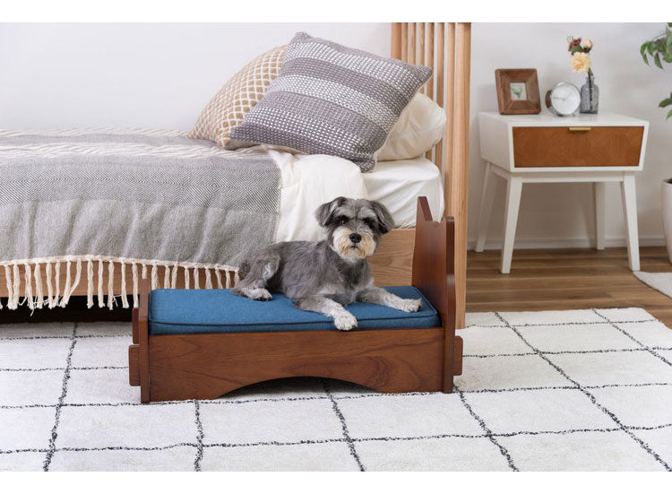 ペットベッド ベッド 幅40cm 45cm かわいい 犬用 猫用 ドッグ キャット かわいい おしゃれ シンプル 雲 デニム 猫モチーフ 猫型 マットレス ペット用(代引不可)