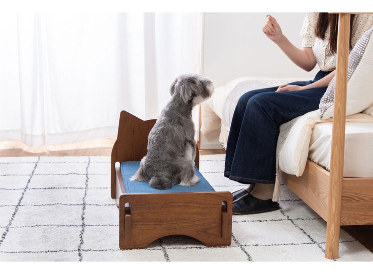 ペットベッド ベッド 幅40cm 45cm かわいい 犬用 猫用 ドッグ キャット かわいい おしゃれ シンプル 雲 デニム 猫モチーフ 猫型 マットレス ペット用(代引不可)