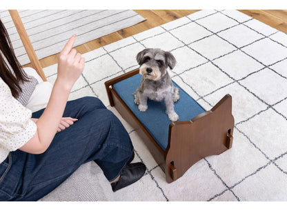 ペットベッド ベッド 幅40cm 45cm かわいい 犬用 猫用 ドッグ キャット かわいい おしゃれ シンプル 雲 デニム 猫モチーフ 猫型 マットレス ペット用(代引不可)