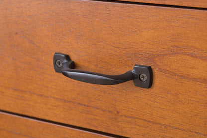 キャビネット ミンディ材 天然木 アンティーク スリム 省スペース 小さめ 黒アイアン ブラウン 収納 扉付き 棚付き 引き出し付き ガラス扉 おしゃれ 模様替え(代引不可)