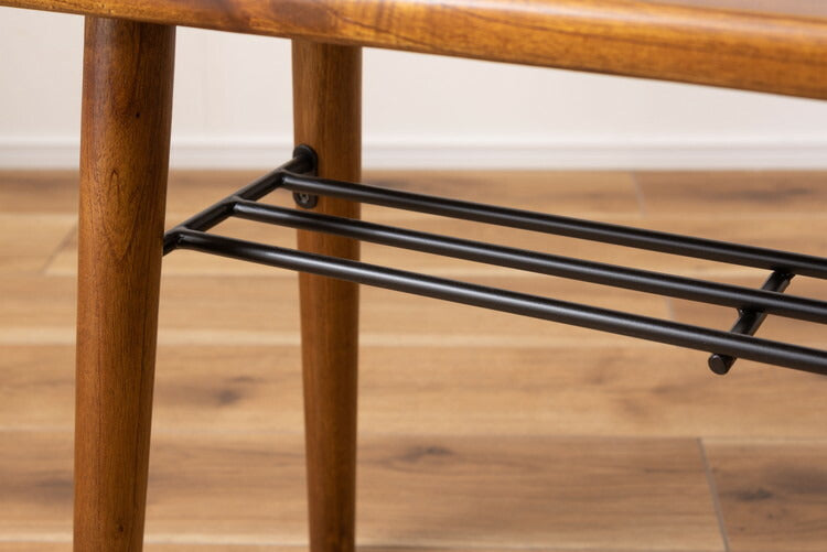 ベンチ 北欧 おしゃれ ナチュラル チェア 天然木 コンパクト 省スペース アイアン インダストリアル プランタースタンド ダイニングベンチ シューズラック 棚板付き 収納 ミンディ(代引不可)