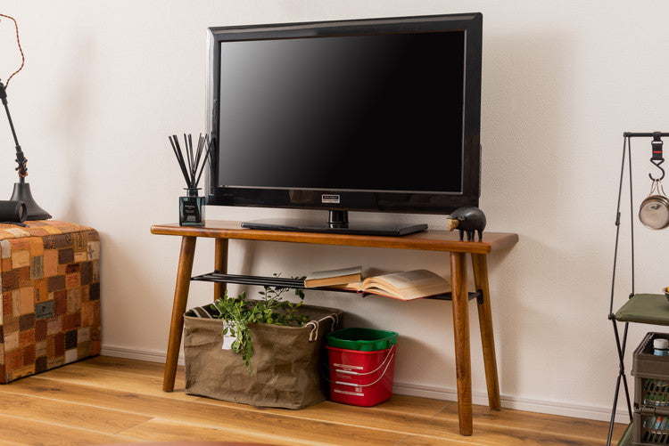 ベンチ 北欧 おしゃれ ナチュラル チェア 天然木 コンパクト 省スペース アイアン インダストリアル プランタースタンド ダイニングベンチ シューズラック 棚板付き 収納 ミンディ(代引不可)