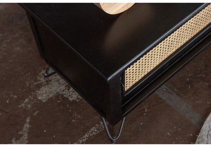 TVボード テレビボード TVボード ローボード 収納 AVラック ラタン 籐 ミンディ ナチュラル 木製 天然木 ブラック ベージュ おしゃれ メンズライク 北欧 韓国 インテリア おしゃれ 新生活(代引不可)