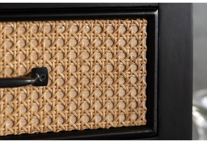 チェスト チェスト 棚 収納 タンス リビングチェスト ラタン 籐 ミンディ ナチュラル 木製 天然木 ブラック ベージュ おしゃれ メンズライク 北欧 韓国 インテリア おしゃれ(代引不可)