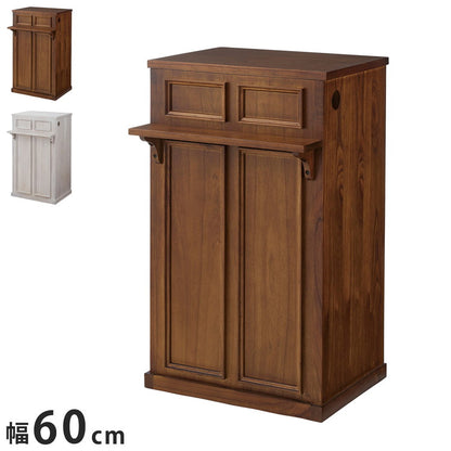 カウンター カウンターテーブル テーブル ハイテーブル おしゃれ 北欧 シンプル 高さ 100cm ホワイト ブラウン 白 韓国インテリア ナチュラル モダン 棚付き 収納付き 荷台 稼働棚 木製(代引不可)