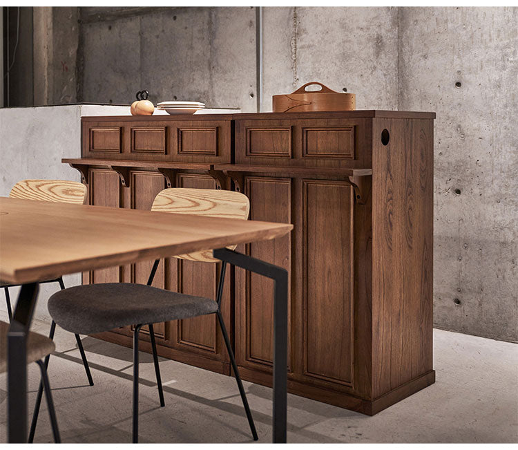 カウンター カウンターテーブル テーブル ハイテーブル おしゃれ 北欧 シンプル 高さ 100cm ホワイト ブラウン 白 韓国インテリア ナチュラル モダン 棚付き 収納付き 荷台 稼働棚 木製(代引不可)