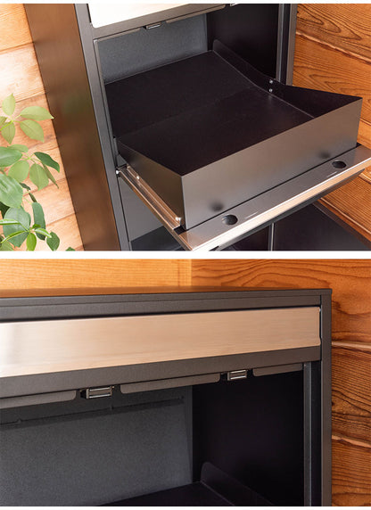 宅配ボックス 一戸建て 大容量 完成品 ステンレス デリバリーボックス 郵便受け ポスト 置き型 防水 郵便ポスト 鍵付き アンティーク 玄関 エントランス(代引不可)