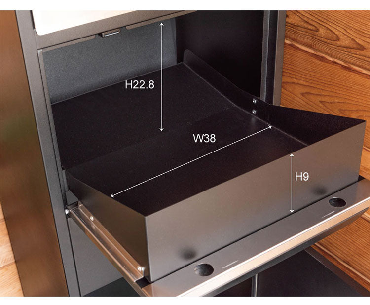 宅配ボックス 一戸建て 大容量 完成品 ステンレス デリバリーボックス 郵便受け ポスト 置き型 防水 郵便ポスト 鍵付き アンティーク 玄関 エントランス(代引不可)