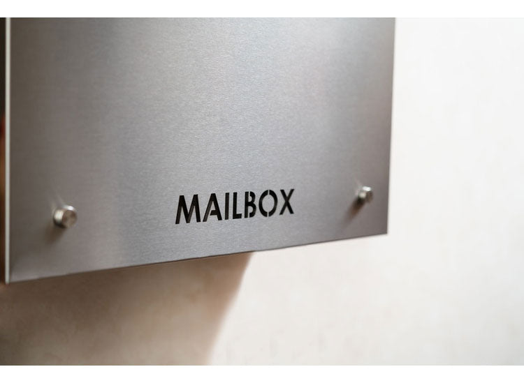 ポスト 壁掛け 壁付け ステンレス 防犯 郵便 郵便ポスト 壁面 ウォールポスト メールボックス おしゃれ スリム 鍵付き スチール(代引不可)