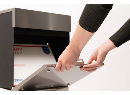 ポスト 壁掛け 壁付け ステンレス 防犯 郵便 郵便ポスト 壁面 ウォールポスト メールボックス おしゃれ スリム 鍵付き スチール(代引不可)