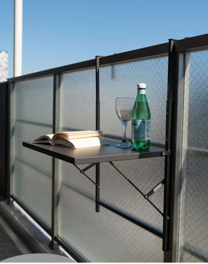 フォールディングテーブルラック 幅51.5cm スチール 折りたたみテーブル 高さ調節可能 折り畳み可能 テーブル コンパクト シンプル スリム べランダ 屋外 エクステリア おしゃれ かわいい(代引不可)