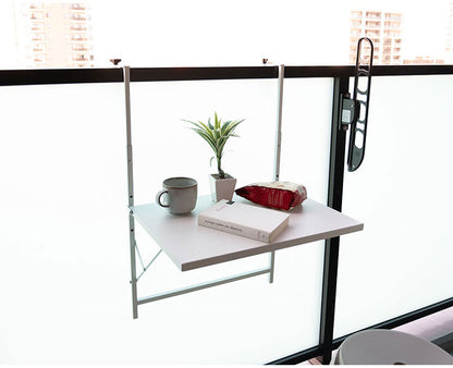 フォールディングテーブルラック 幅51.5cm スチール 折りたたみテーブル 高さ調節可能 折り畳み可能 テーブル コンパクト シンプル スリム べランダ 屋外 エクステリア おしゃれ かわいい(代引不可)