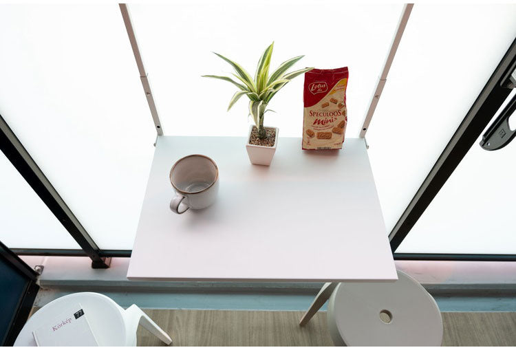 フォールディングテーブルラック 幅51.5cm スチール 折りたたみテーブル 高さ調節可能 折り畳み可能 テーブル コンパクト シンプル スリム べランダ 屋外 エクステリア おしゃれ かわいい(代引不可)