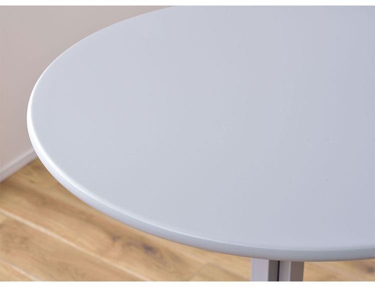 テーブル カフェテーブル 丸型 サークル 丸 ダイニングテーブル オフィス アジャスター付き スチール スタイリッシュ シンプル ブラック グレー レッド(代引不可)