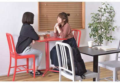 テーブル カフェテーブル 丸型 サークル 丸 ダイニングテーブル オフィス アジャスター付き スチール スタイリッシュ シンプル ブラック グレー レッド(代引不可)