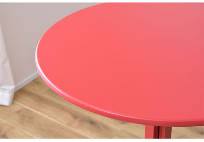 テーブル カフェテーブル 丸型 サークル 丸 ダイニングテーブル オフィス アジャスター付き スチール スタイリッシュ シンプル ブラック グレー レッド(代引不可)