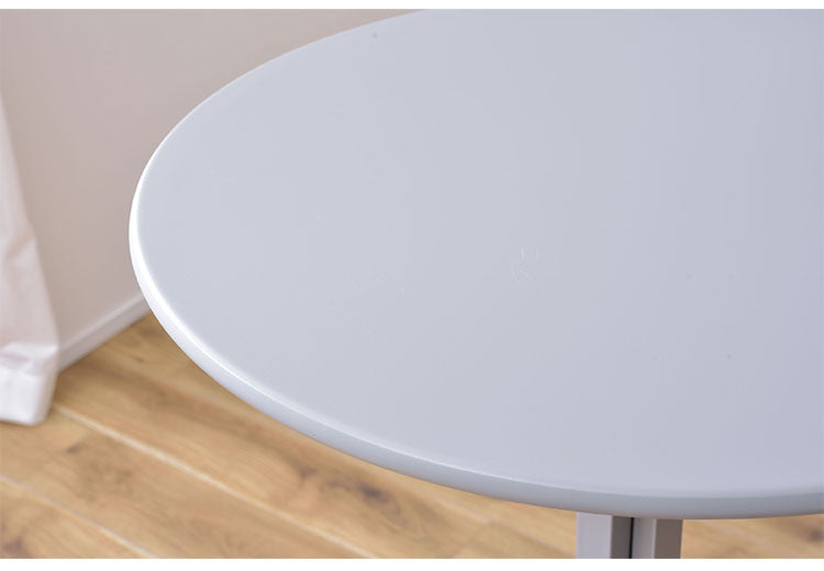 テーブル カフェテーブル 丸型 サークル 丸 ダイニングテーブル オフィス アジャスター付き スチール スタイリッシュ シンプル ブラック グレー レッド(代引不可)