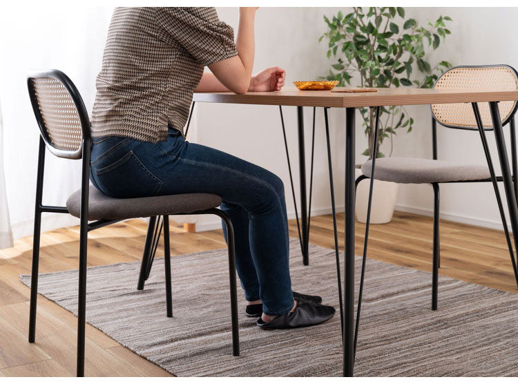 ダイニングテーブル ダイニングテーブル 120×80 高さ72cm 幅120cm 奥行60cm スチール おしゃれ インダストリアル シンプル 長方形 ミックス インテリア 省スペース コンパクト(代引不可)