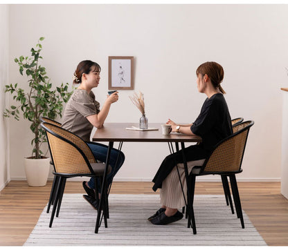 ダイニングテーブル ダイニングテーブル 150×80 高さ72cm 幅150cm 奥行80cm スチール おしゃれ インダストリアル シンプル 長方形 ミックス インテリア 省スペース コンパクト(代引不可)