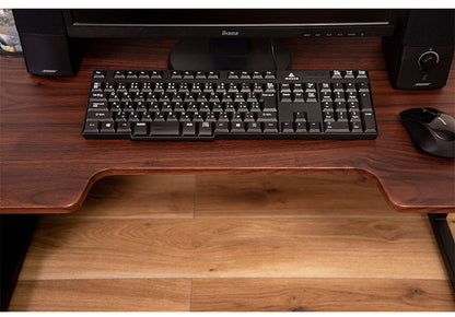 ゲーミングデスク パソコンデスク PCデスク 高さ調節可 ドリンクホルダー付 アジャスター付 幅90cm 学習机 オフィスデスク ワークデスク 北欧 作業机 シンプル 書斎机(代引不可)