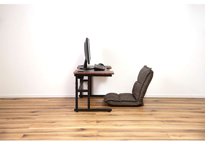 ゲーミングデスク パソコンデスク PCデスク 高さ調節可 ドリンクホルダー付 アジャスター付 幅90cm 学習机 オフィスデスク ワークデスク 北欧 作業机 シンプル 書斎机(代引不可)