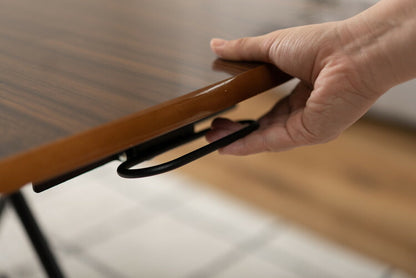 テーブル リフトテーブル 昇降テーブル センターテーブル 鏡面 折りたたみ 昇降 便利 ローテーブル ダイニング ブラウン(代引不可)