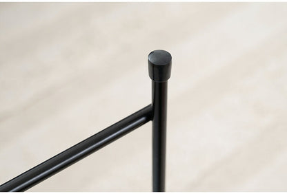 サイドテーブル PT-561 東谷 サイドテーブル ミニテーブル ソファサイド 石目調 ブラック シック スチール シンプル スタイリッシュ 机 テーブル モダン かっこいい(代引不可)