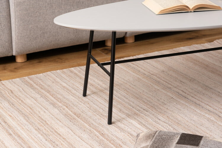 リビングテーブル ローテーブル センターテーブル 幅130cm おしゃれ 北欧 メラミン化粧 木製 天然木 ウッド コンパクト シンプル ナチュラル 東谷 リビングテーブル(代引不可)