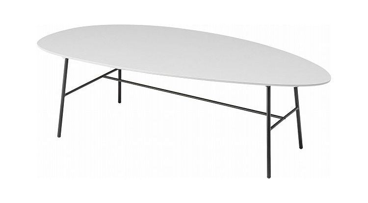 リビングテーブル ローテーブル センターテーブル 幅130cm おしゃれ 北欧 メラミン化粧 木製 天然木 ウッド コンパクト シンプル ナチュラル 東谷 リビングテーブル(代引不可)