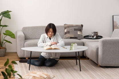 リビングテーブル ローテーブル センターテーブル 幅130cm おしゃれ 北欧 メラミン化粧 木製 天然木 ウッド コンパクト シンプル ナチュラル 東谷 リビングテーブル(代引不可)