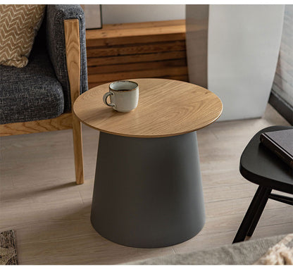 テーブル ラウンドテーブル 丸 ポリプロピレン サイドテーブル センターテーブル ナイトテーブル 室内 おしゃれ ホワイト グレー シンプル 異素材(代引不可)