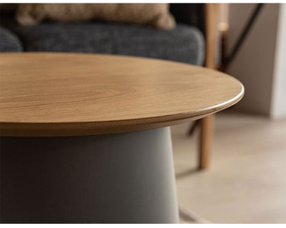 テーブル ラウンドテーブル 丸 ポリプロピレン サイドテーブル センターテーブル ナイトテーブル 室内 おしゃれ ホワイト グレー シンプル 異素材(代引不可)