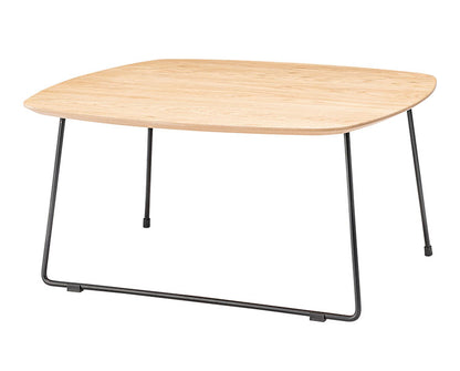 ローテーブル 幅80cm センターテーブル おしゃれ 北欧 木製 スチール オーク 正方形 韓国インテリア シンプル ナチュラル 黒 ブラック 白 ホワイト 新生活(代引不可)