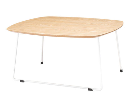 ローテーブル 幅80cm センターテーブル おしゃれ 北欧 木製 スチール オーク 正方形 韓国インテリア シンプル ナチュラル 黒 ブラック 白 ホワイト 新生活(代引不可)