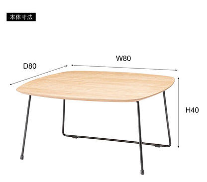 ローテーブル 幅80cm センターテーブル おしゃれ 北欧 木製 スチール オーク 正方形 韓国インテリア シンプル ナチュラル 黒 ブラック 白 ホワイト 新生活(代引不可)