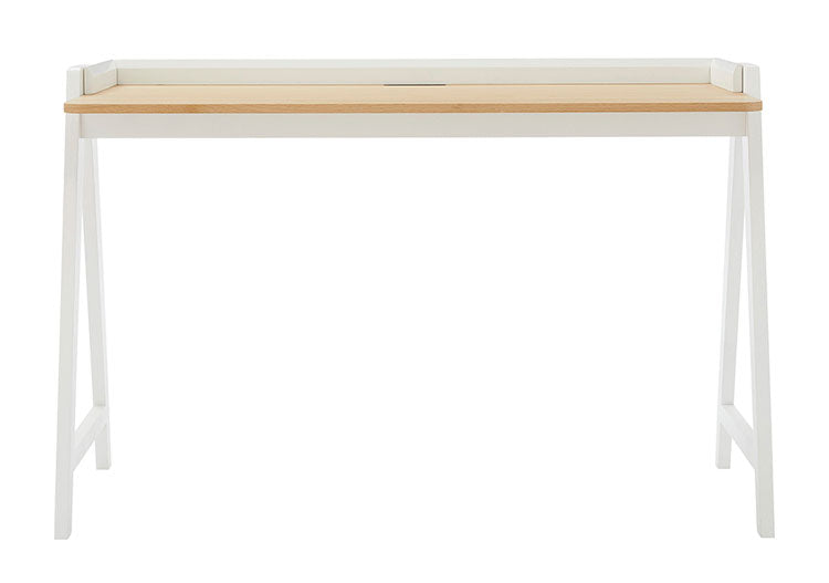 デスク パソコンデスク 幅123cm 学習机 学習デスク 勉強机 作業机 おしゃれ 北欧 木製 オーク 韓国インテリア シンプル ナチュラル 黒 ブラック 白 ホワイト 新生活(代引不可)