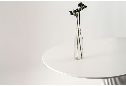 ダイニングテーブル PT-998 東谷 ダイニングテーブル 角丸 シンプル コンパクト スリム 食卓 机 テーブル デスク カフェ 1本脚 オーバル型 ホワイト 白 クラシック インダストリアル ストライプ(代引不可)