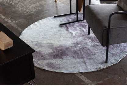 ラグ 円形 丸 直径140cm 月 デザイン 滑り止め プリントラグ カーペット インテリア 北欧 かわいい おしゃれ シンプル rug 絨毯 オールシーズン 冬 夏 丸形 ラウンド(代引不可)