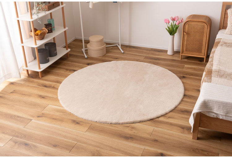 ラグ 円形 丸 直径150cm 無地 デザイン 滑り止め プリントラグ カーペット インテリア 北欧 かわいい おしゃれ シンプル rug 絨毯 オールシーズン 冬 夏 丸形 ラウンド(代引不可)