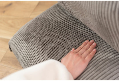 座椅子 フロアチェア おしゃれ コンパクト 小さい 小さめ 折りたたみ式 脚付き コーデュロイ シンプル ベージュ グレー(代引不可)