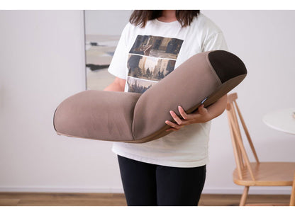 ストレッチポール ヨガポール ヨガチェア 座椅子 座いす エクササイズ おしゃれ リクライニング リラックス メッシュ ピロー まくら 枕 ピンク ブラウン ベージュ(代引不可)