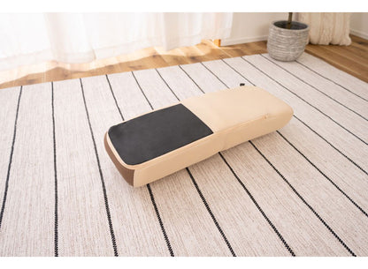 ストレッチポール ヨガポール ヨガチェア 座椅子 座いす エクササイズ おしゃれ リクライニング リラックス メッシュ ピロー まくら 枕 ピンク ブラウン ベージュ(代引不可)