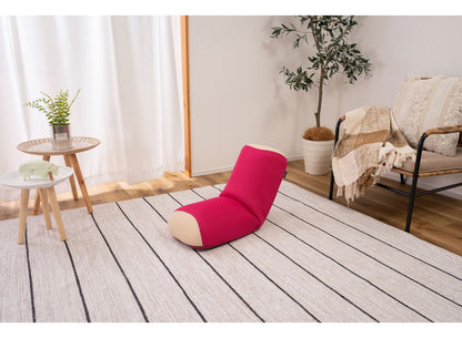 ストレッチポール ヨガポール ヨガチェア 座椅子 座いす エクササイズ おしゃれ リクライニング リラックス メッシュ ピロー まくら 枕 ピンク ブラウン ベージュ(代引不可)